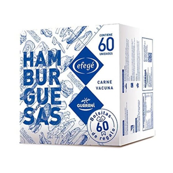 Hamburguesa EFEGE Paq x60u